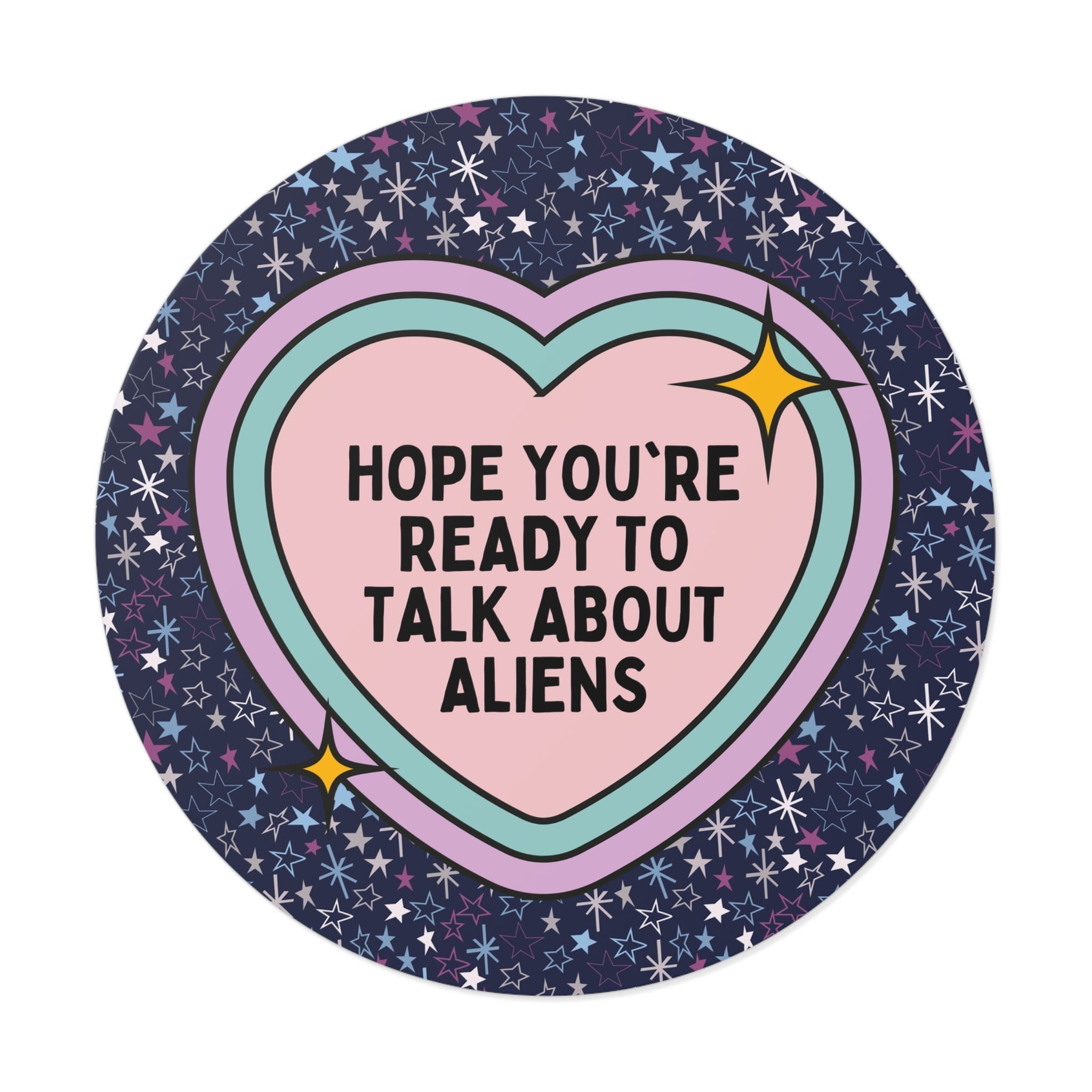 Funny Alien Sticker
