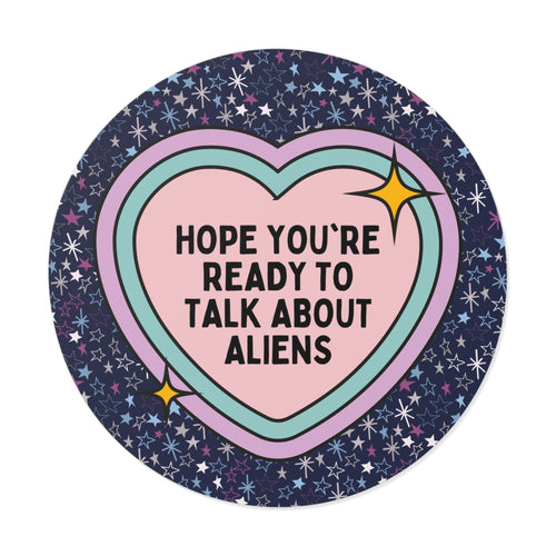 Funny Alien Sticker - Martha Rocks!