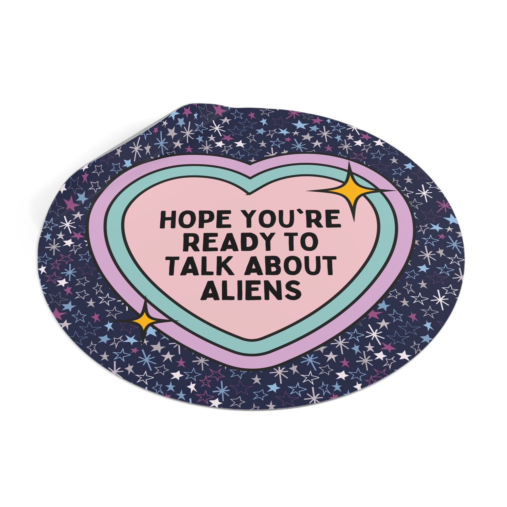 Funny Alien Sticker
