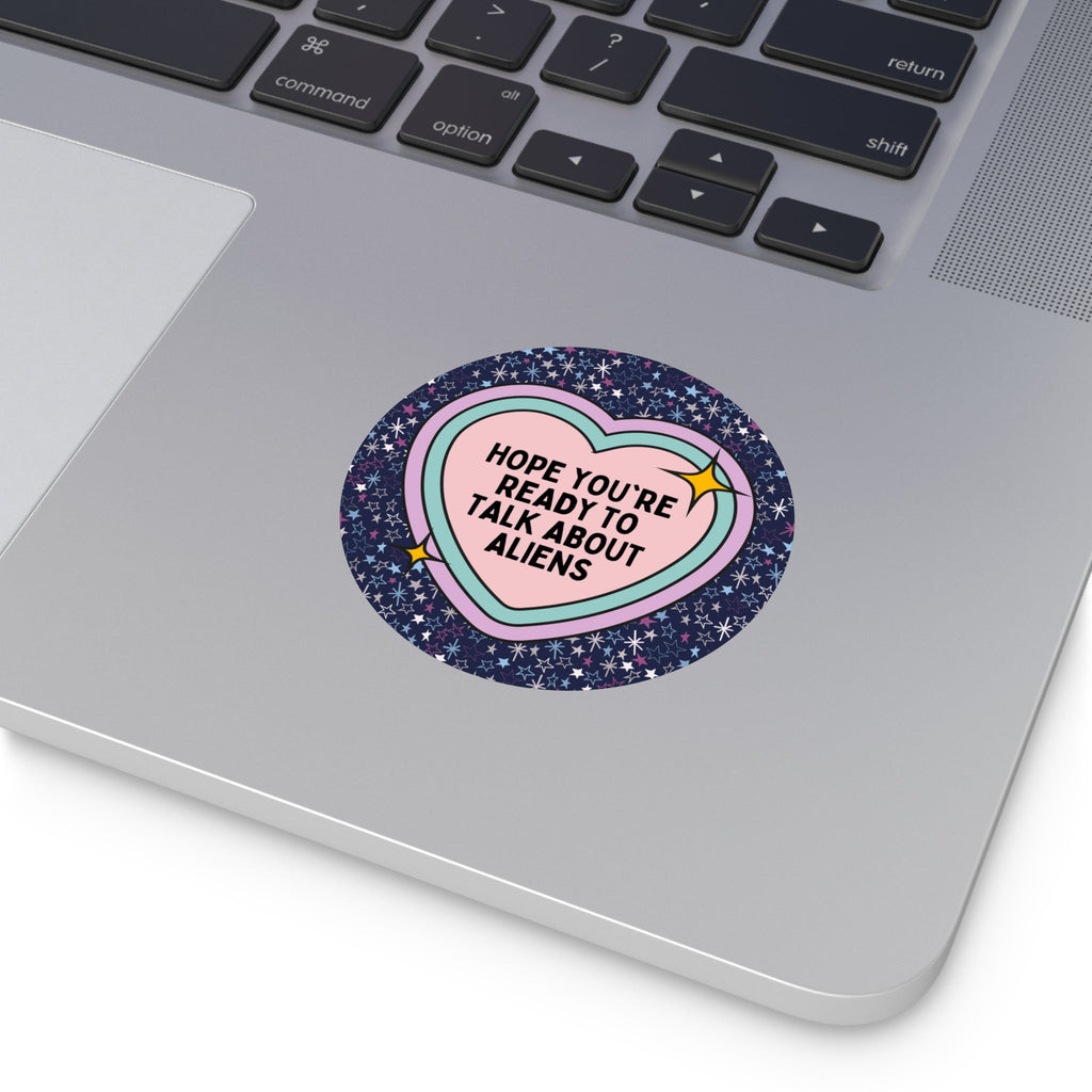 Funny Alien Sticker