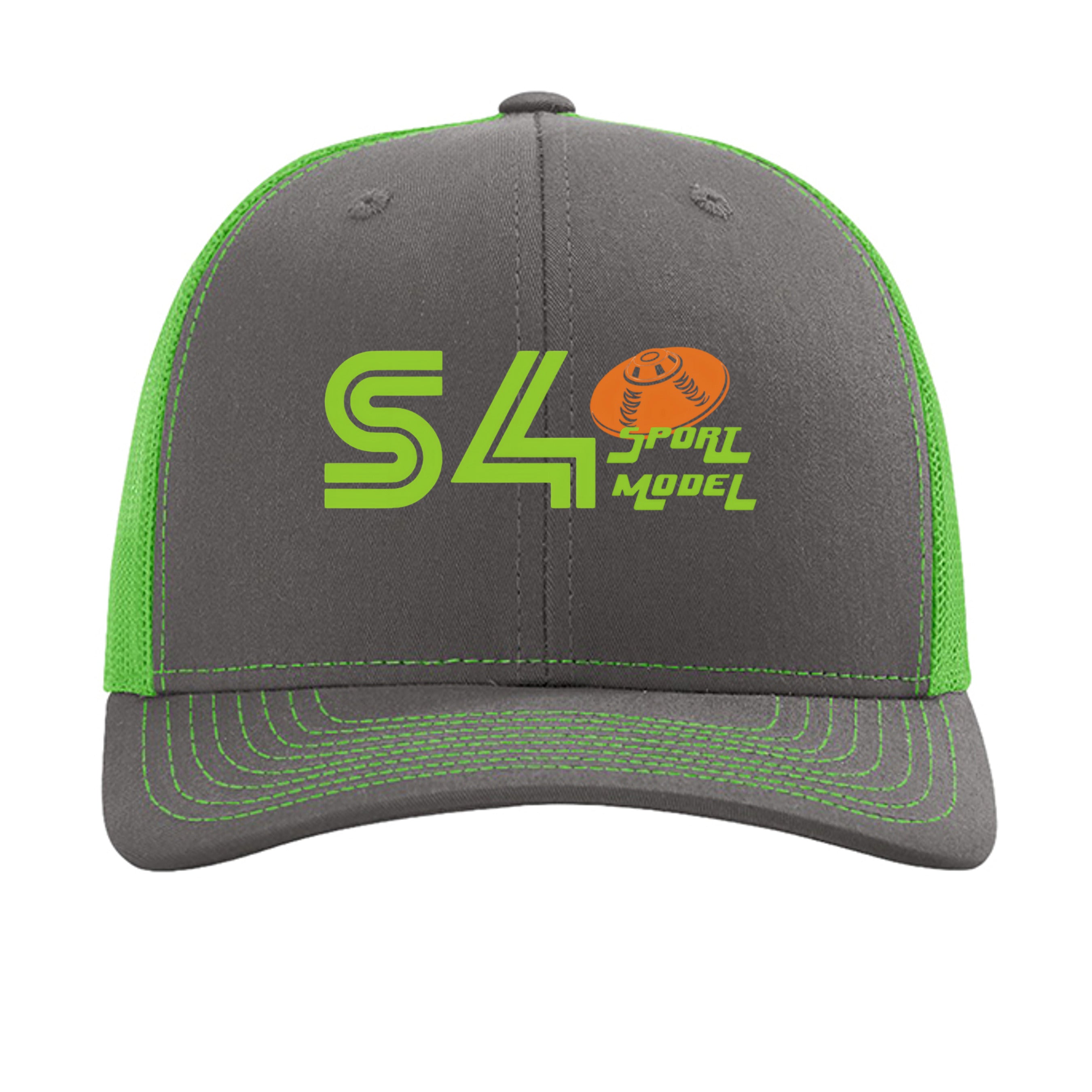 Charcoal/ Neon Green - 112 - FRONT
