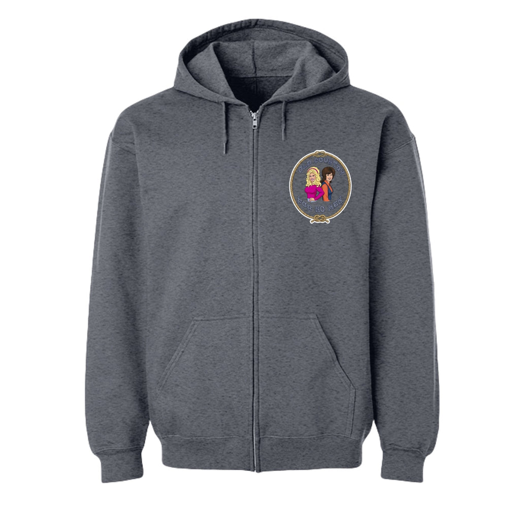 Old Country Unisex Graphic Full-Zip Hoodie - Martha Rocks!