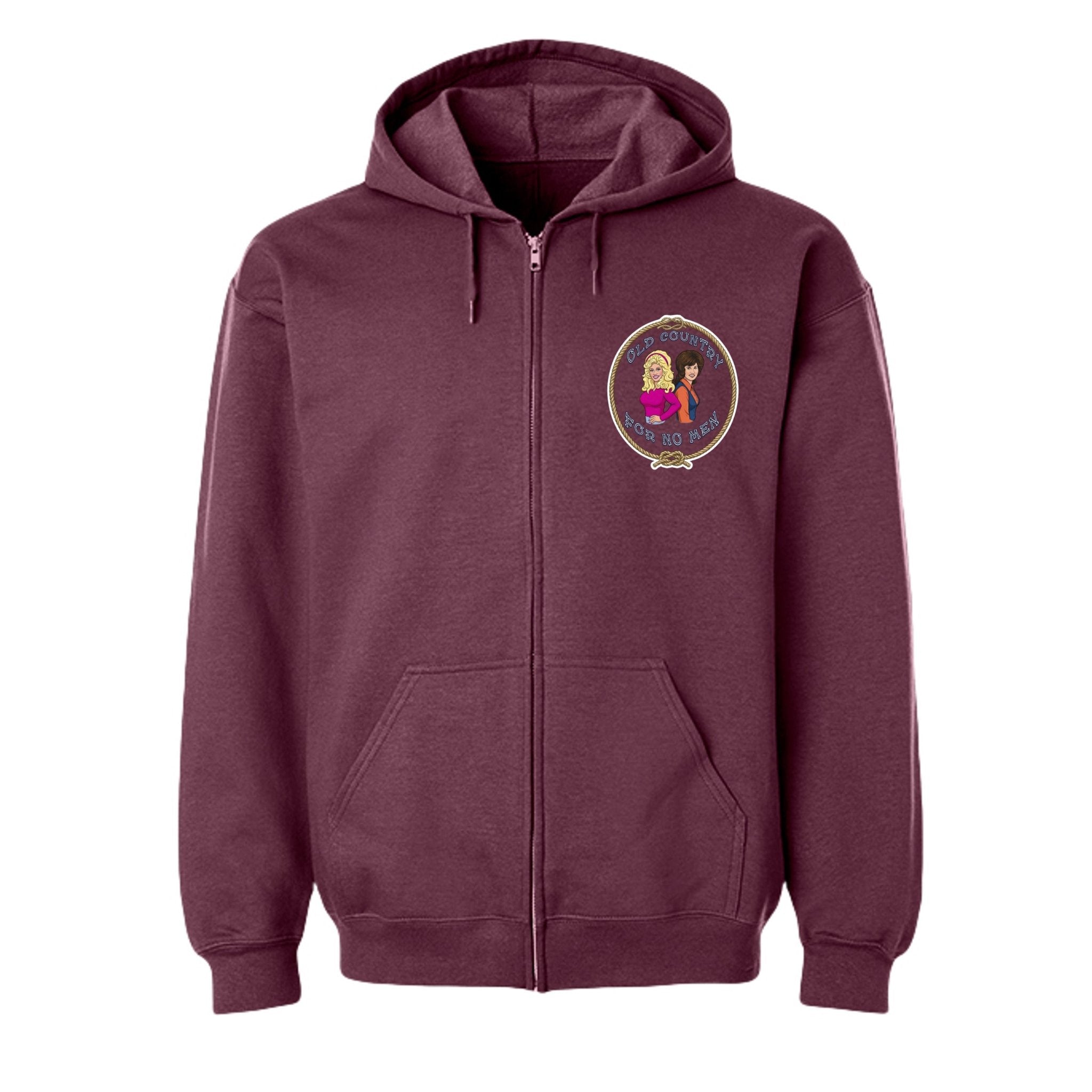 Old Country Unisex Graphic Full-Zip Hoodie - Martha Rocks!